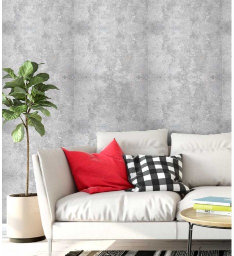 Papel de parede modelo concreto em tons acinzentados - Concreto 09