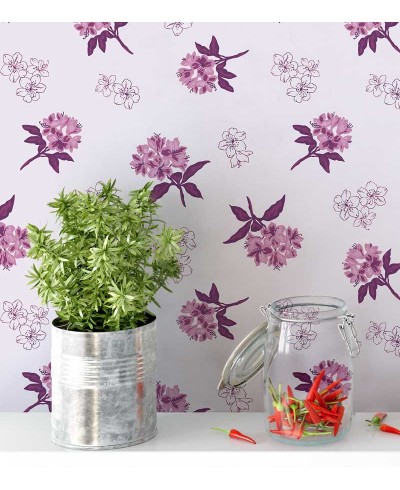 Papel de parede floral tons pink, rosa, bordo, fundo em rosa - Encanto 12 Papel de parede floral tons pink, rosa, bordo, fundo em rosa - Encanto 12