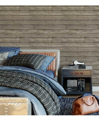 Papel de parede estilo madeira em tons de cinza e creme, com detalhes preto - Madeira 14 Papel de parede estilo madeira em tons de cinza e creme, com detalhes preto - Madeira 14