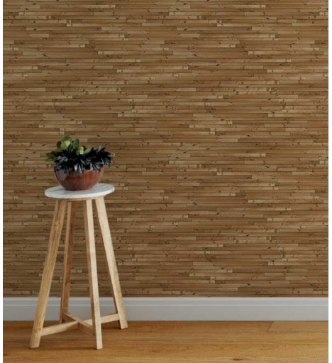 Papel de Parede Tacos de Madeira Finos