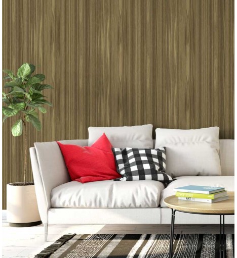 Papel de parede estilo madeira em tons de verde e bege - Madeira 17