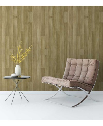 Papel de parede estilo madeira em tons de verde e bege - Madeira 23 Papel de parede estilo madeira em tons de verde e bege - Madeira 23