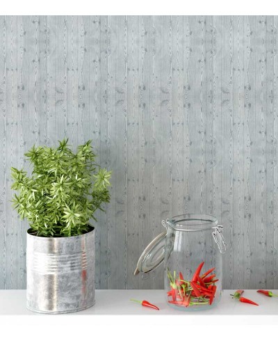 Papel de Parede Madeira em Tons de Cinza Claro - Madeira 80 Papel de Parede Madeira em Tons de Cinza Claro - Madeira 80