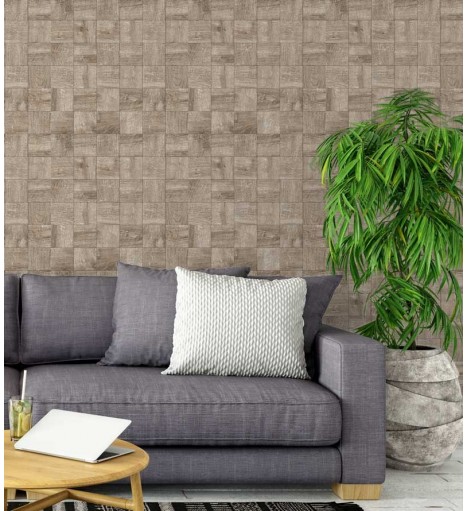 Madeira em tons nude com detalhes cinza - Madeira 94