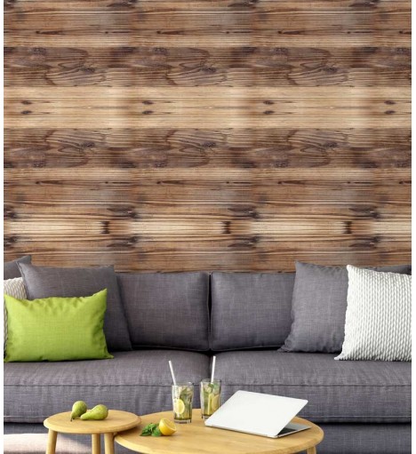 Madeira em tons marrom e bege com detalhes cinza - Madeira 96