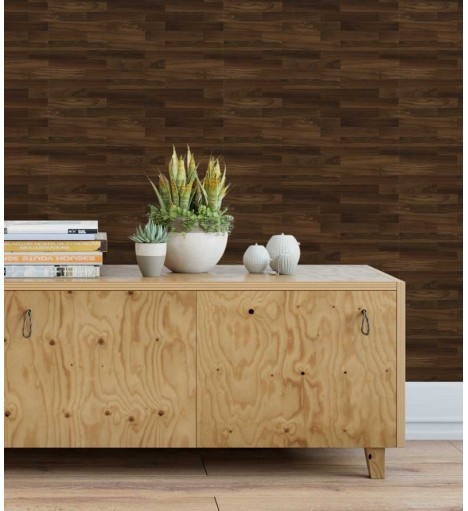 Papel de Parede Madeira Taco Sucupira