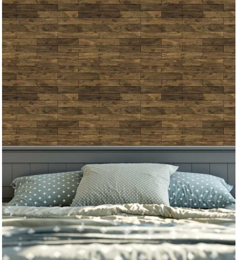 Papel de Parede Tacos de Madeira Nude