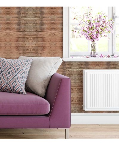 Papel de parede estilo tábuas envelhecida marrom e bege - Madeira 157 Papel de parede estilo tábuas envelhecida marrom e bege - Madeira 157