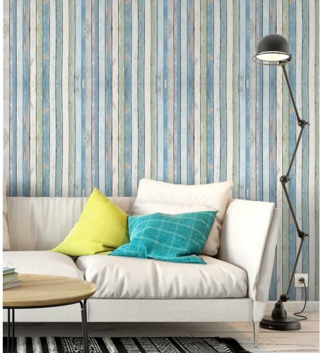 Papel de Parede Ripas Coloridas