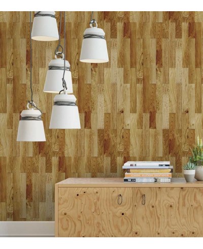 Papel de Parede Madeira Tacos Rústicos