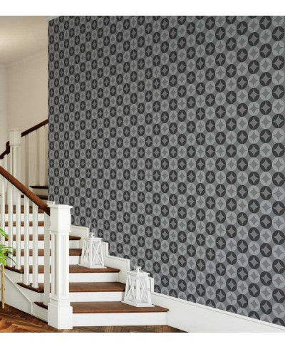 Papel de parede em diferentes tons de cinza - Retro 41 Papel de parede em diferentes tons de cinza - Retro 41