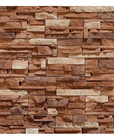 Papel de parede estilo pedras canjiquinha em tons de marrom e bege - Textura 13 Papel de parede estilo pedras canjiquinha em tons de marrom e bege - Textura 13