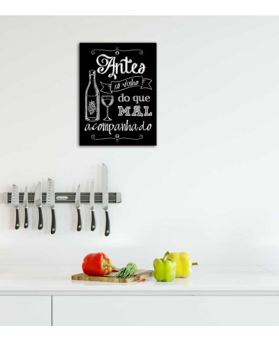 Poster decorativo Antes Só Vinho