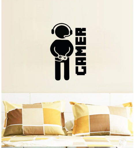 Adesivo de Parede Decorativo Gamer