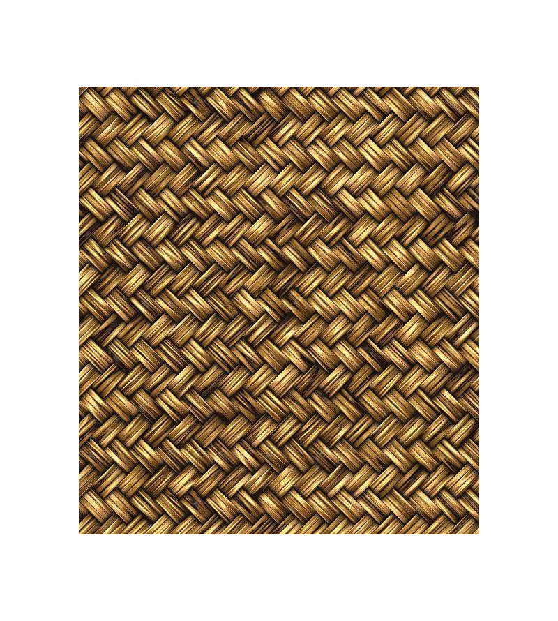 Papel de parede em tons marrom, amarelo e detalhes em preto - Textura 65