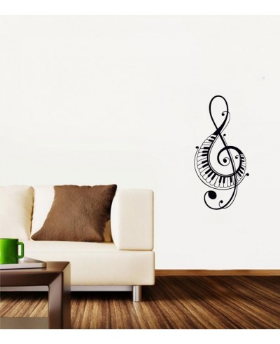 Adesivo de Parede Clave de Sol com Teclas Adesivo de Parede Clave de Sol com Teclas