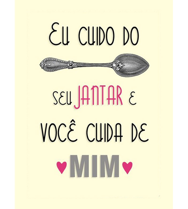 Poster decorativo Jantar