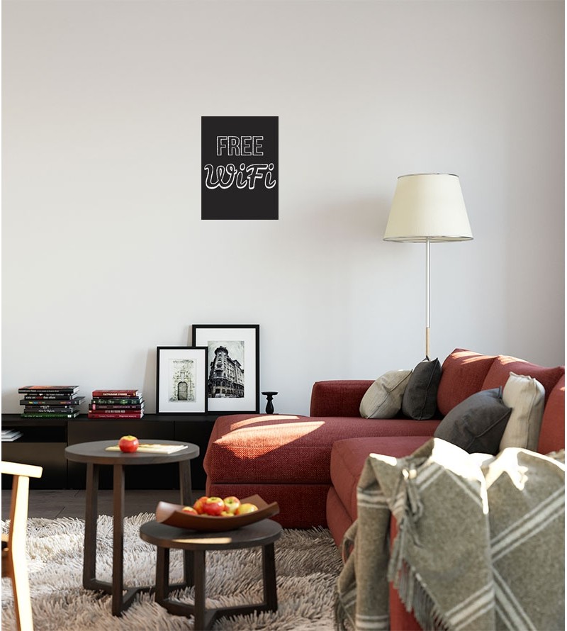 Poster decorativo Free Wifi