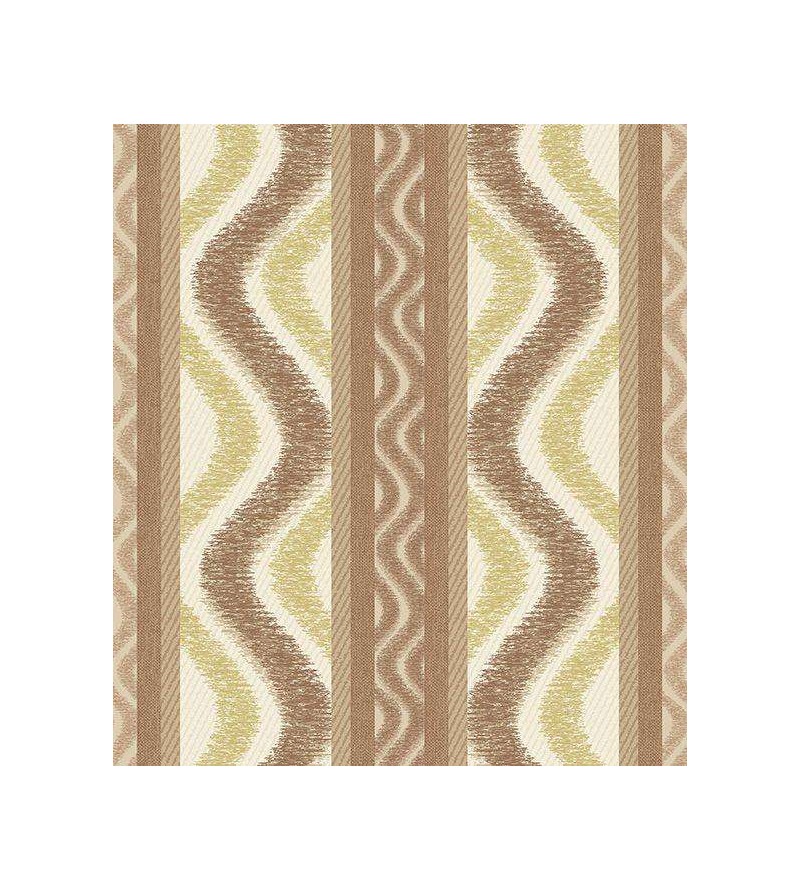 Papel de parede em tons marrom, amarelo e fundo branco - Contemporâneo 01