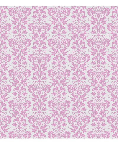 Papel de parede em tons cinza e rosa - Damask 21 Papel de parede em tons cinza e rosa - Damask 21
