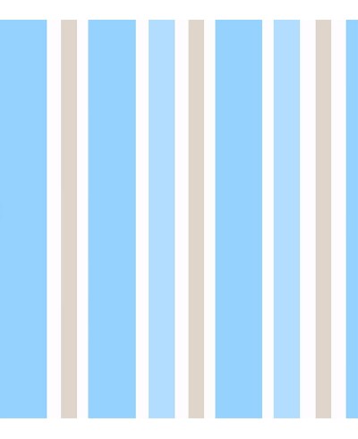 Papel de parede com listras azul cinza branco - Listrado 1030