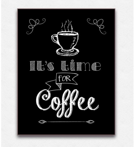 Poster decorativo Coffe Time