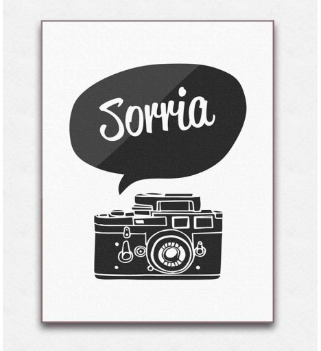 Poster decorativo Sorria