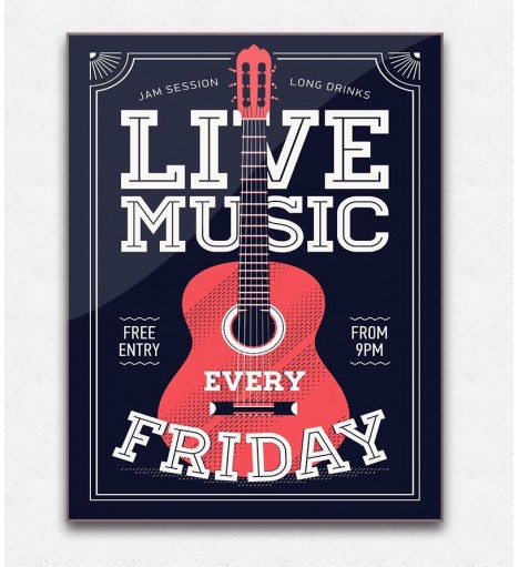 Poster decorativo Friday