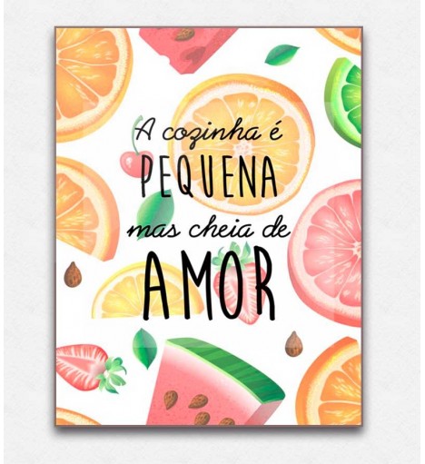 Poster decorativo Cheia de Amor