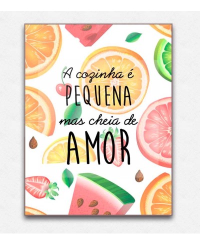 Poster decorativo Cheia de Amor