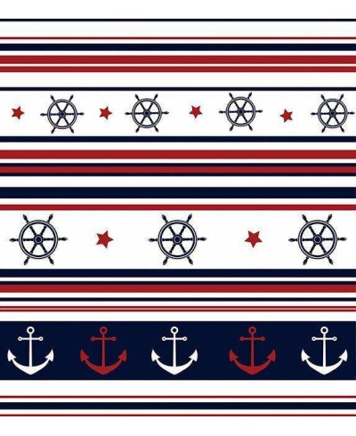 Papel de Parede Bebê Marinheiro Azul e Vermelho Papel de Parede Bebê Marinheiro Azul e Vermelho