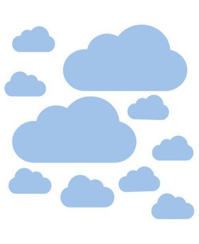 Adesivo Decal Nuvens Decoração Infantil