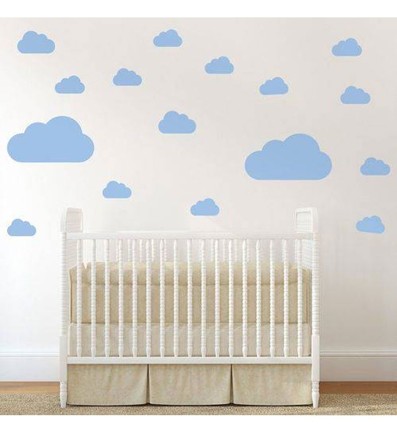 Adesivo Decal Nuvens Decoração Infantil