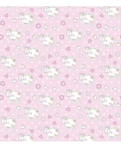 Papel de Parede Bebê Carneirinhos Rosa Papel de Parede Bebê Carneirinhos Rosa