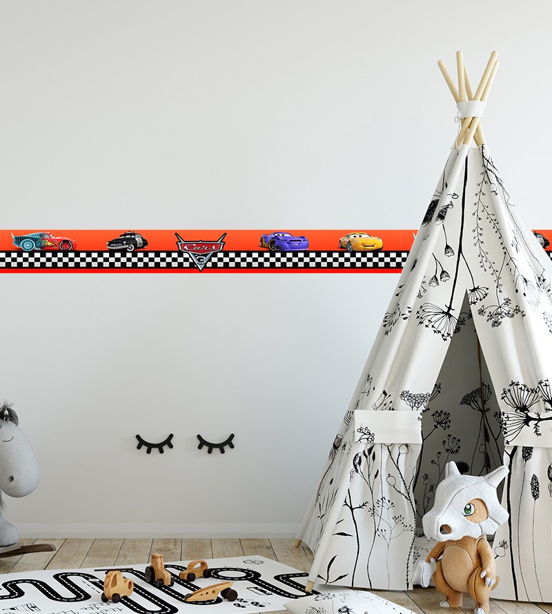 Border Disney Carros Corrida