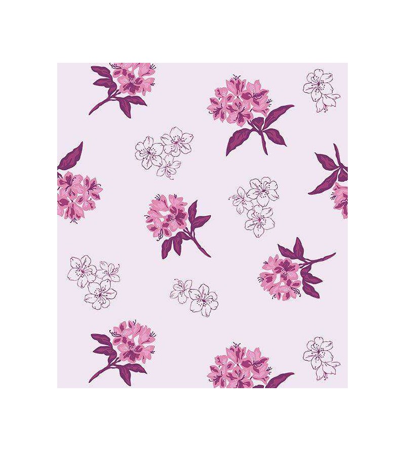 Papel de parede floral tons pink, rosa, bordo, fundo em rosa - Encanto 12