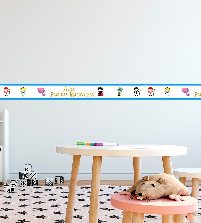 Border Alice no País das Maravilhas