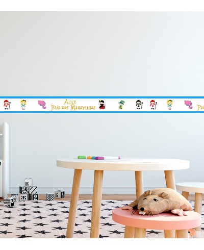 Border Alice no País das Maravilhas Border Alice no País das Maravilhas