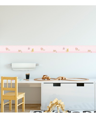 Border Ursinho Rosa Border Ursinho Rosa