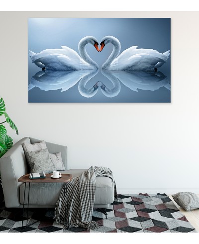 Painel Fotográfico Cisne Coração