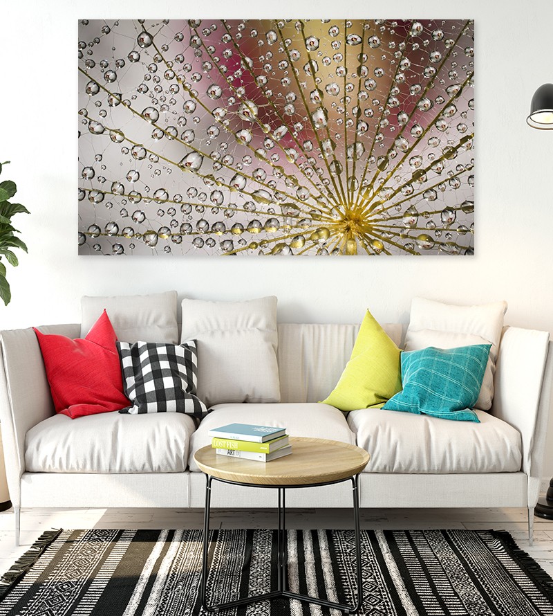 Painel Fotográfico Goticulas de Agua