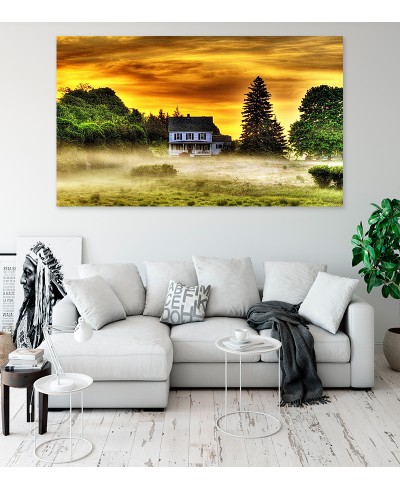 Painel Fotográfico Paisagem Casa na Floresta
