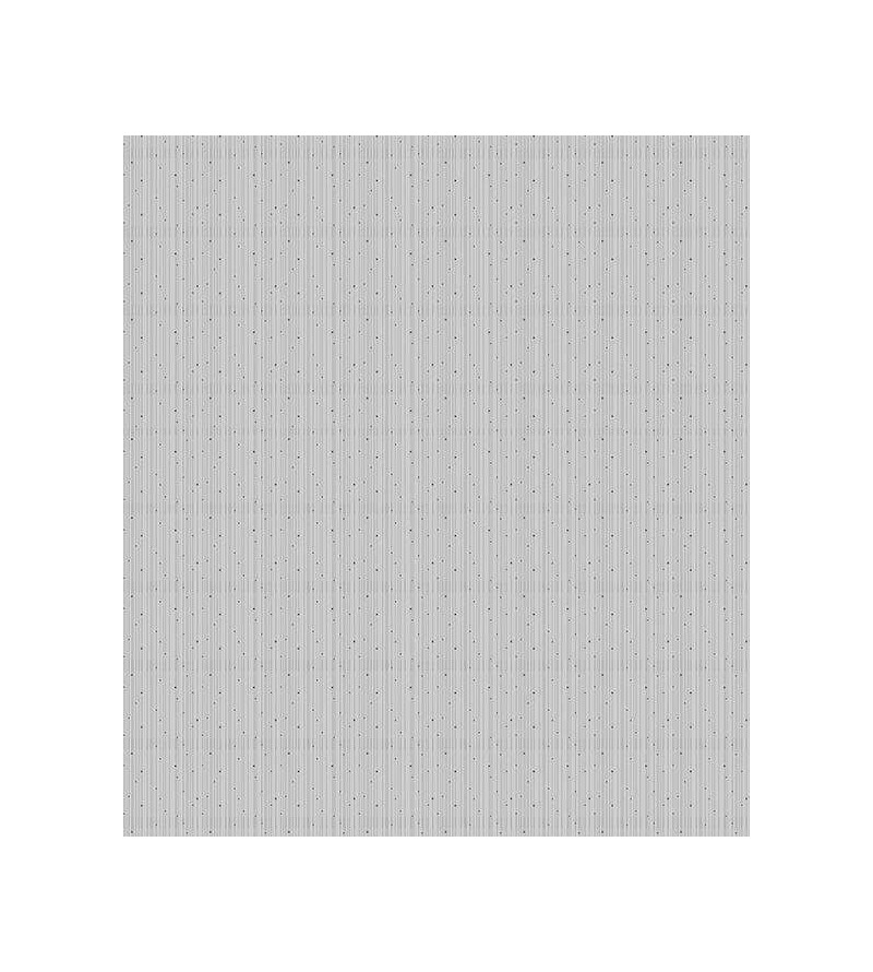 Papel de parede listrado cinza e pontos pretos