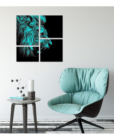 Quadros Compostos Modelo Leão Acinzentado Quadros Compostos Modelo Leão Acinzentado