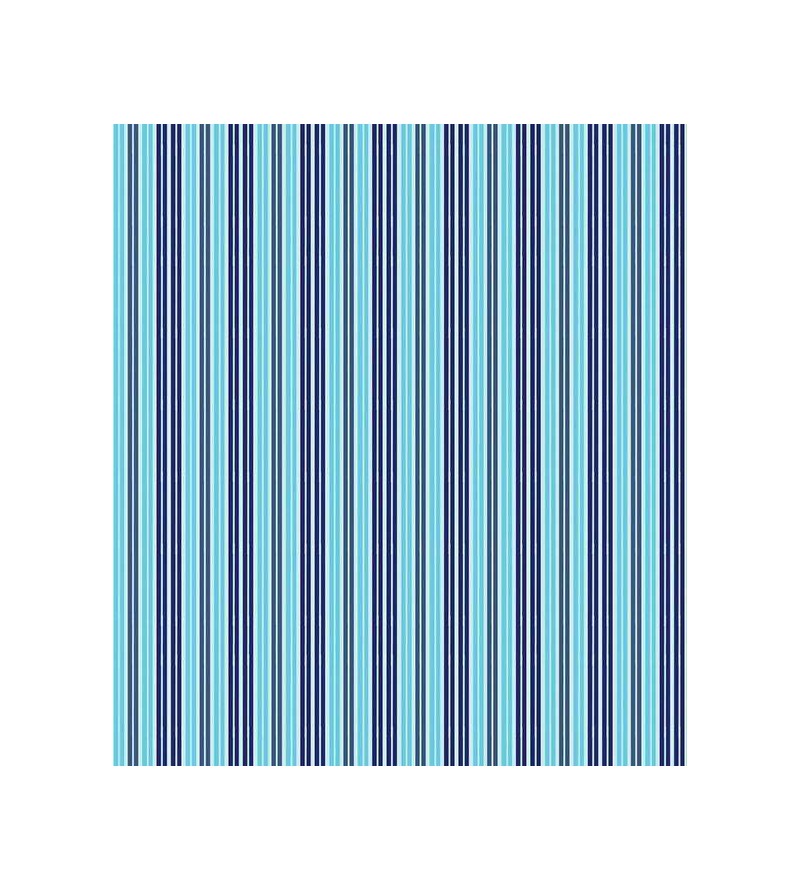 Papel de parede listrado azul e cinza