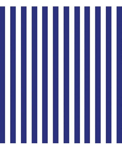 Papel de parede com listras com 2,6cm em azul e branco - Listrado 40 Papel de parede com listras com 2,6cm em azul e branco - Listrado 40