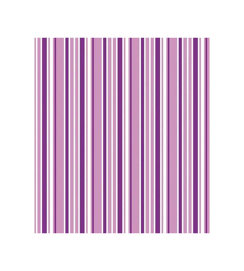 Papel de parede com listras em tons de roxo, lilás claro e branco - Listrado 57