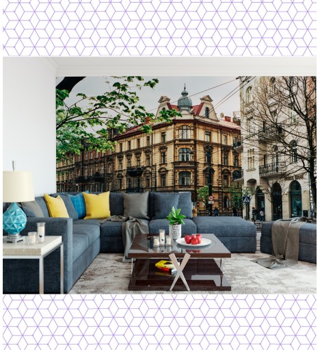 Papel de Parede Foto Mural Cidade Contemporânea