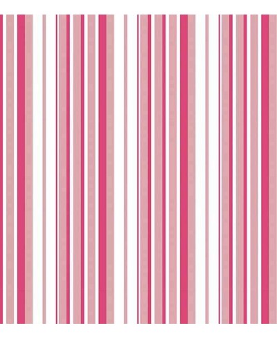 Papel de parede com listras em tons de rosa e branco - Listrado 110 Papel de parede com listras em tons de rosa e branco - Listrado 110