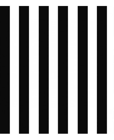 Papel de parede com listras brancas e pretas - Listrado 127